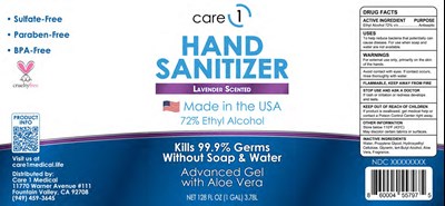 3785 mL Lavendar (Hand Sanitizer   1 Gallon   Lavender)